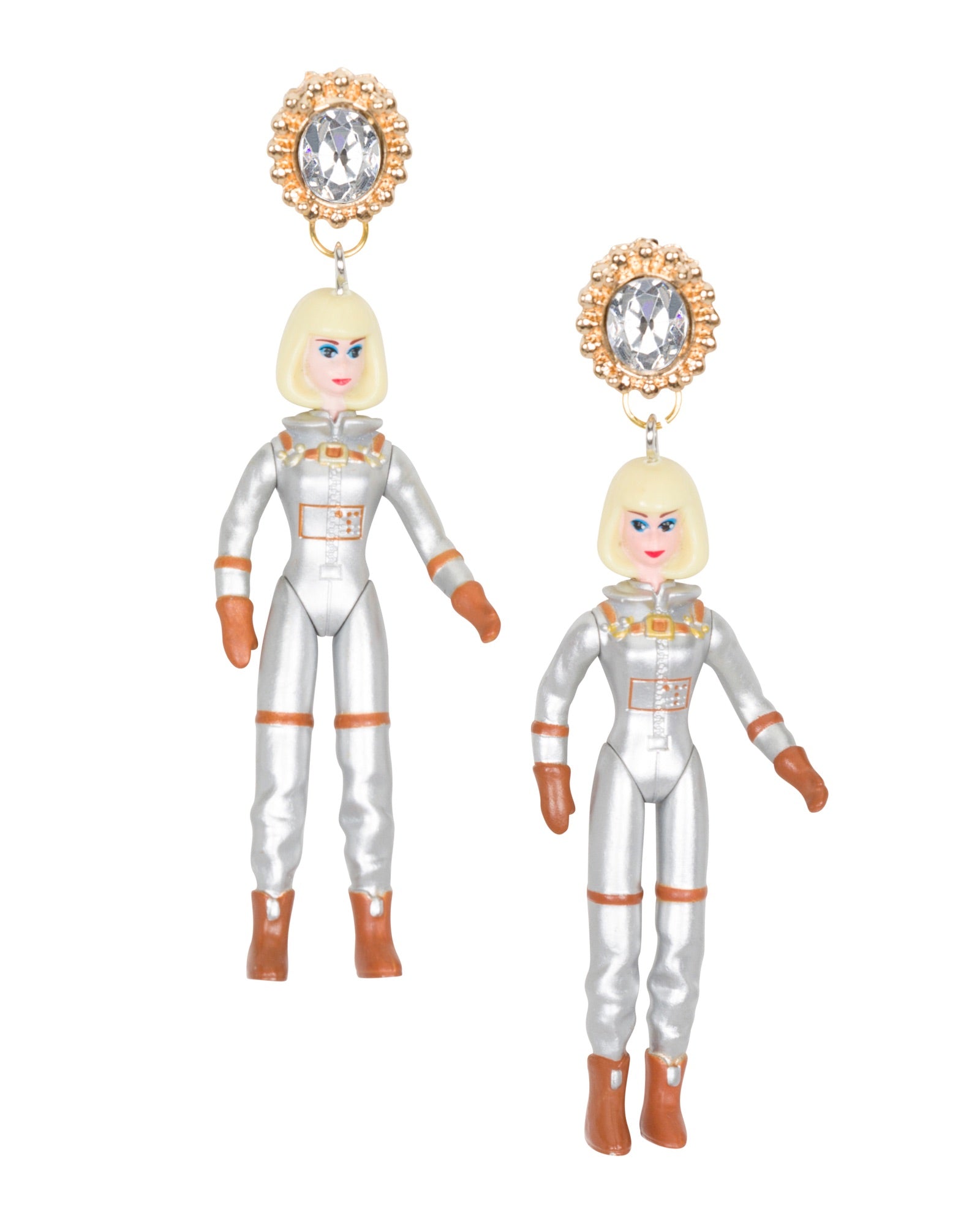 Space Cadet Barbie Earrings