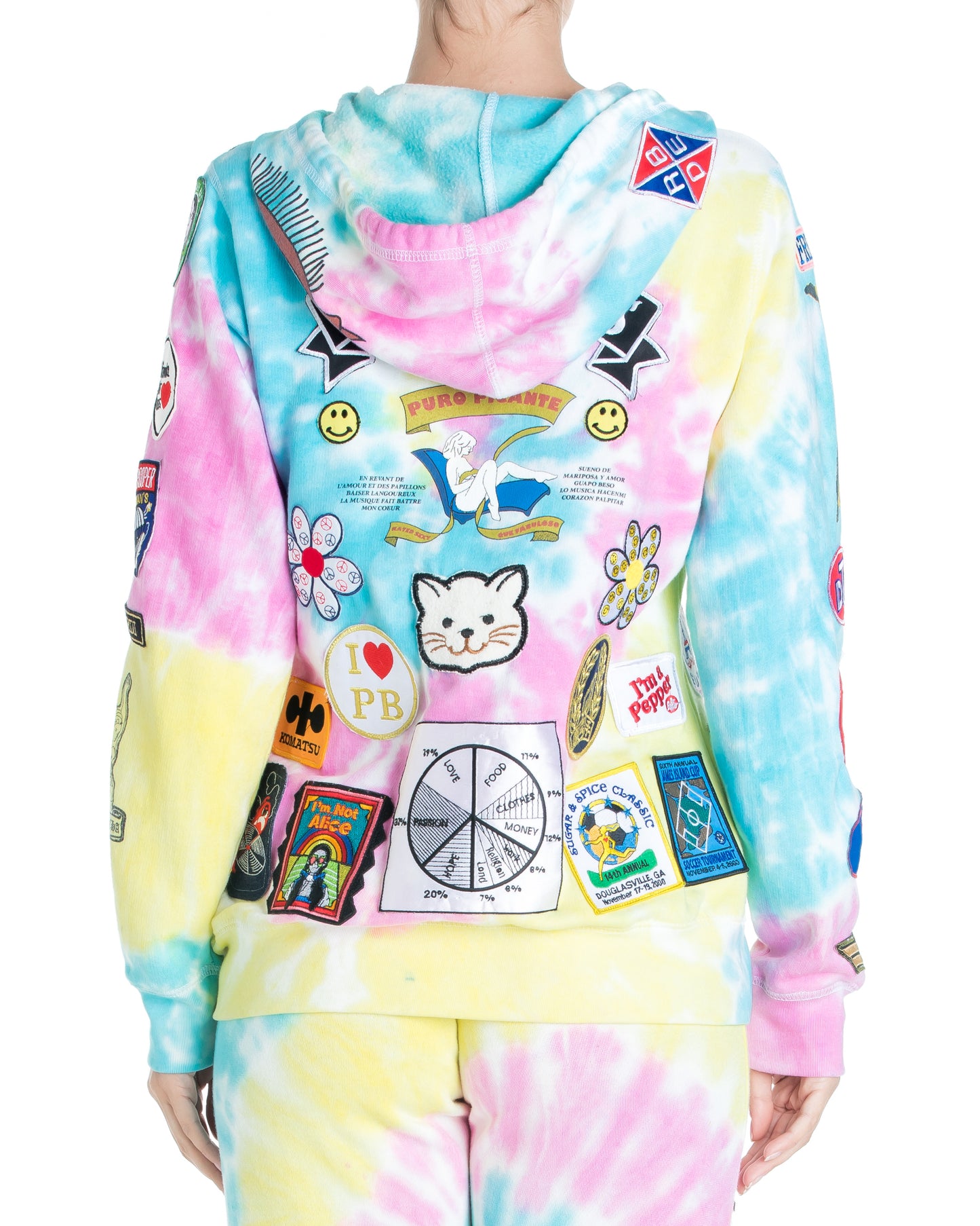 Fab Patch Tracksuit - Tie Dye