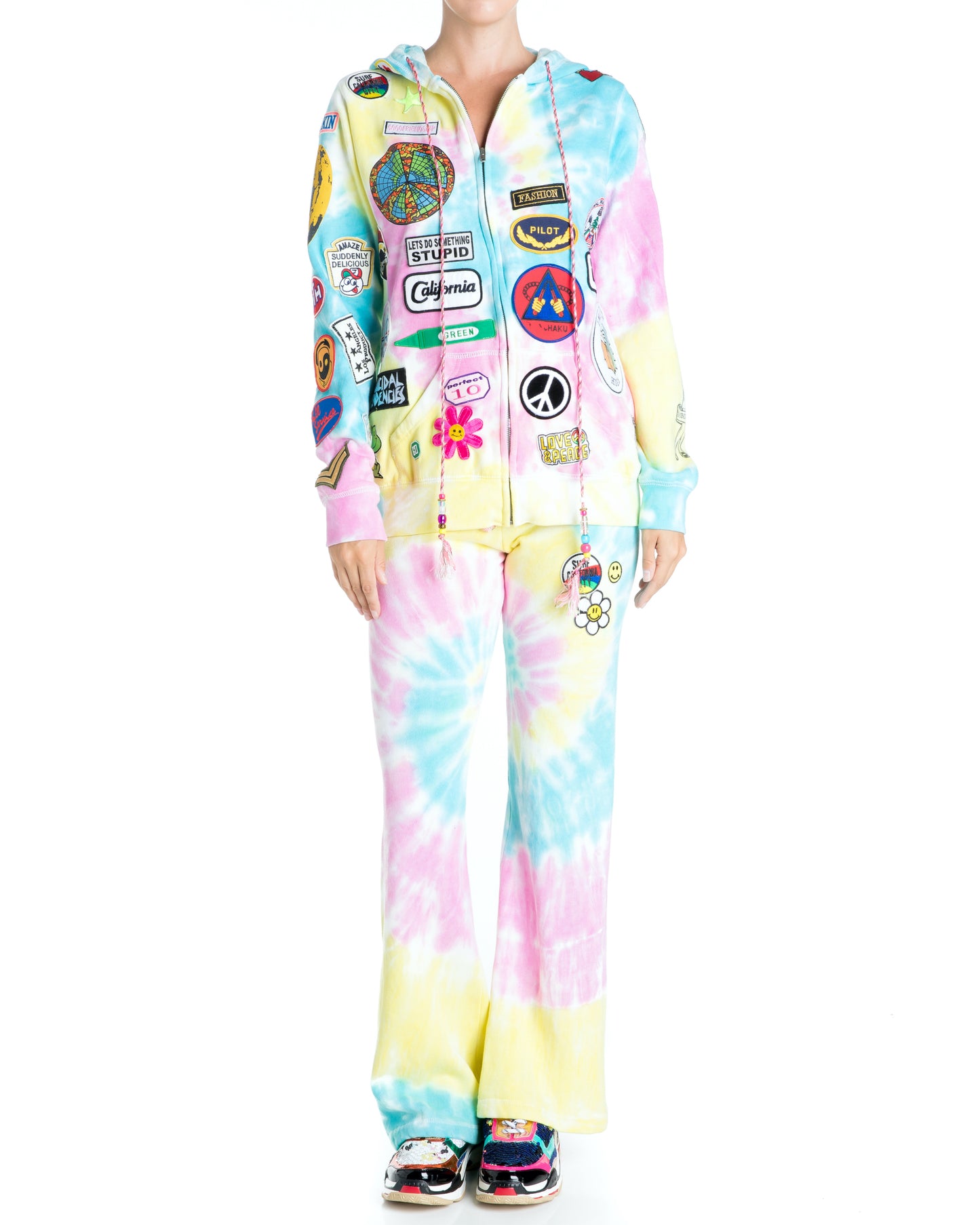 Fab Patch Tracksuit - Tie Dye