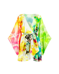 Technicolor Tie Dye Goddess Kimono