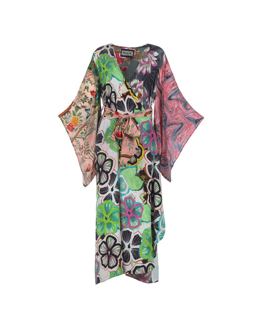 Sunshine Goddess Maxi Tunic - Pink Multi