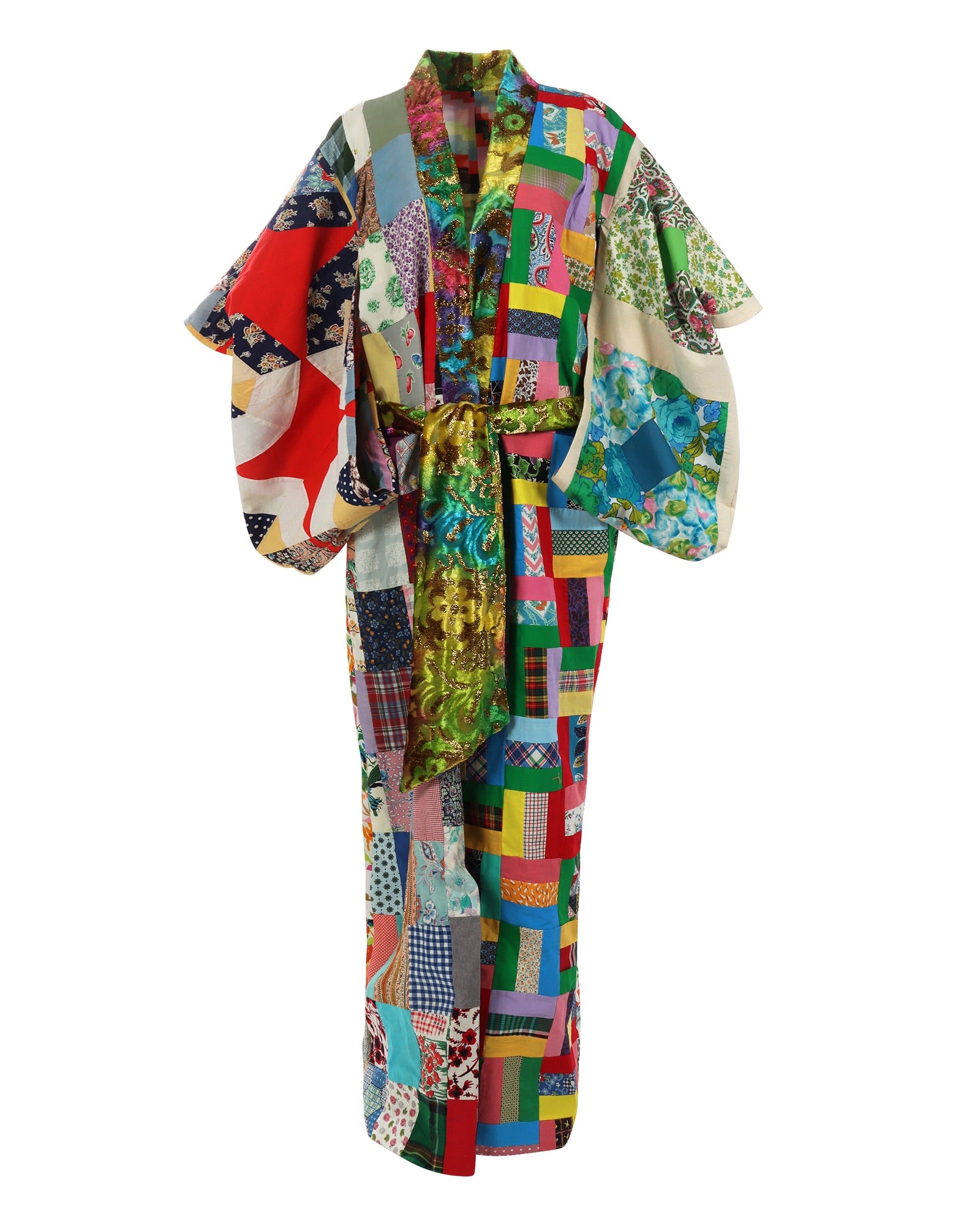 Kaleidoscope Quilt Maxi Kimono