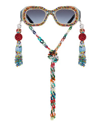 Honeymoon in Vegas Rhinestone Funglasses