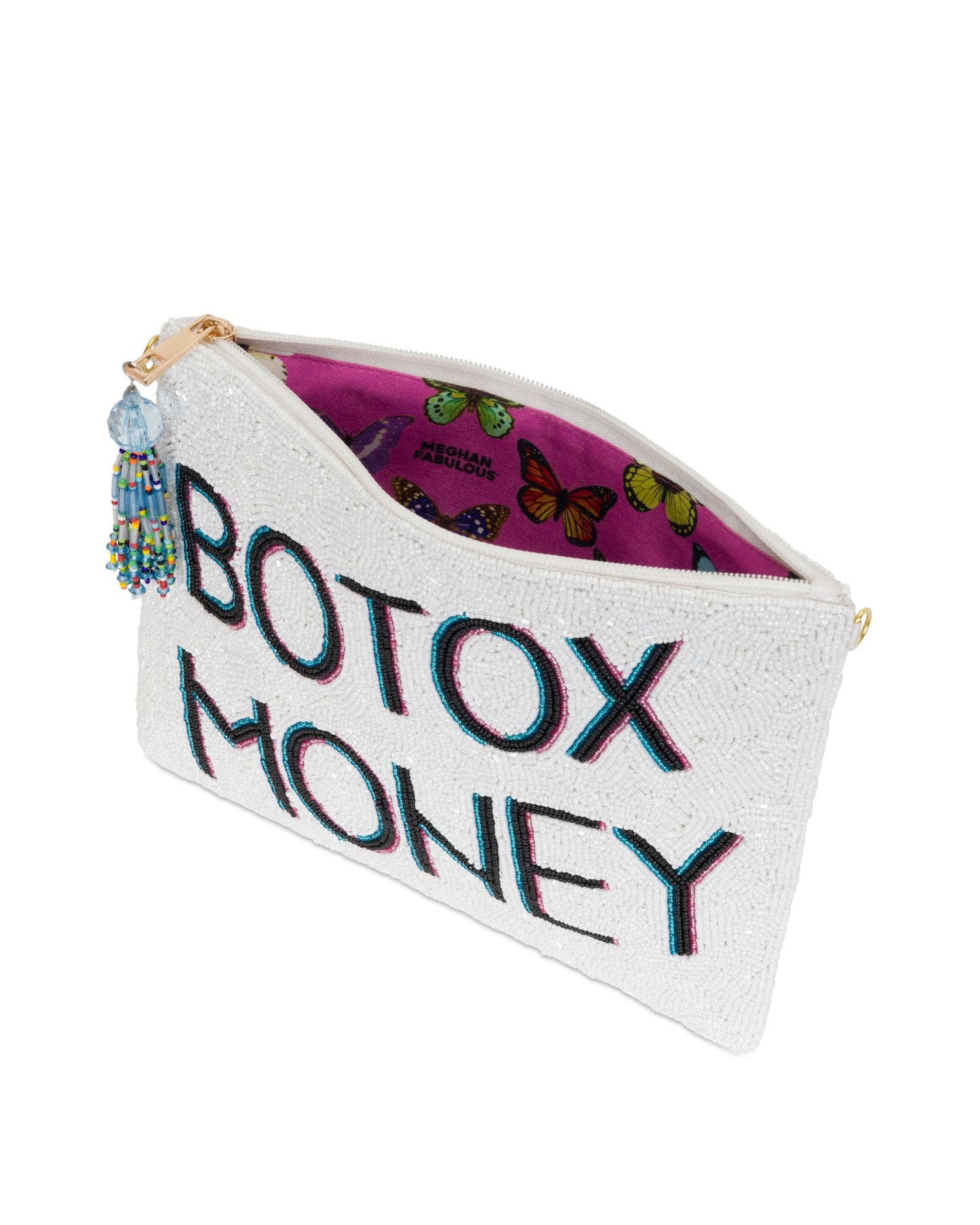 'Tox Money Beaded Clutch