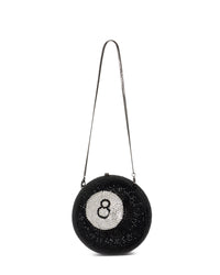 The Magic 8 Ball Rhinestone Clutch Purse