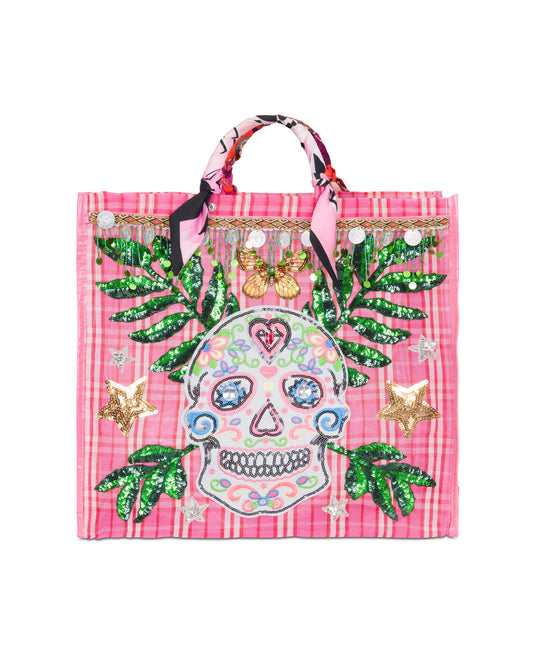 El Fabuloso Tote Bag - Skull & Palms