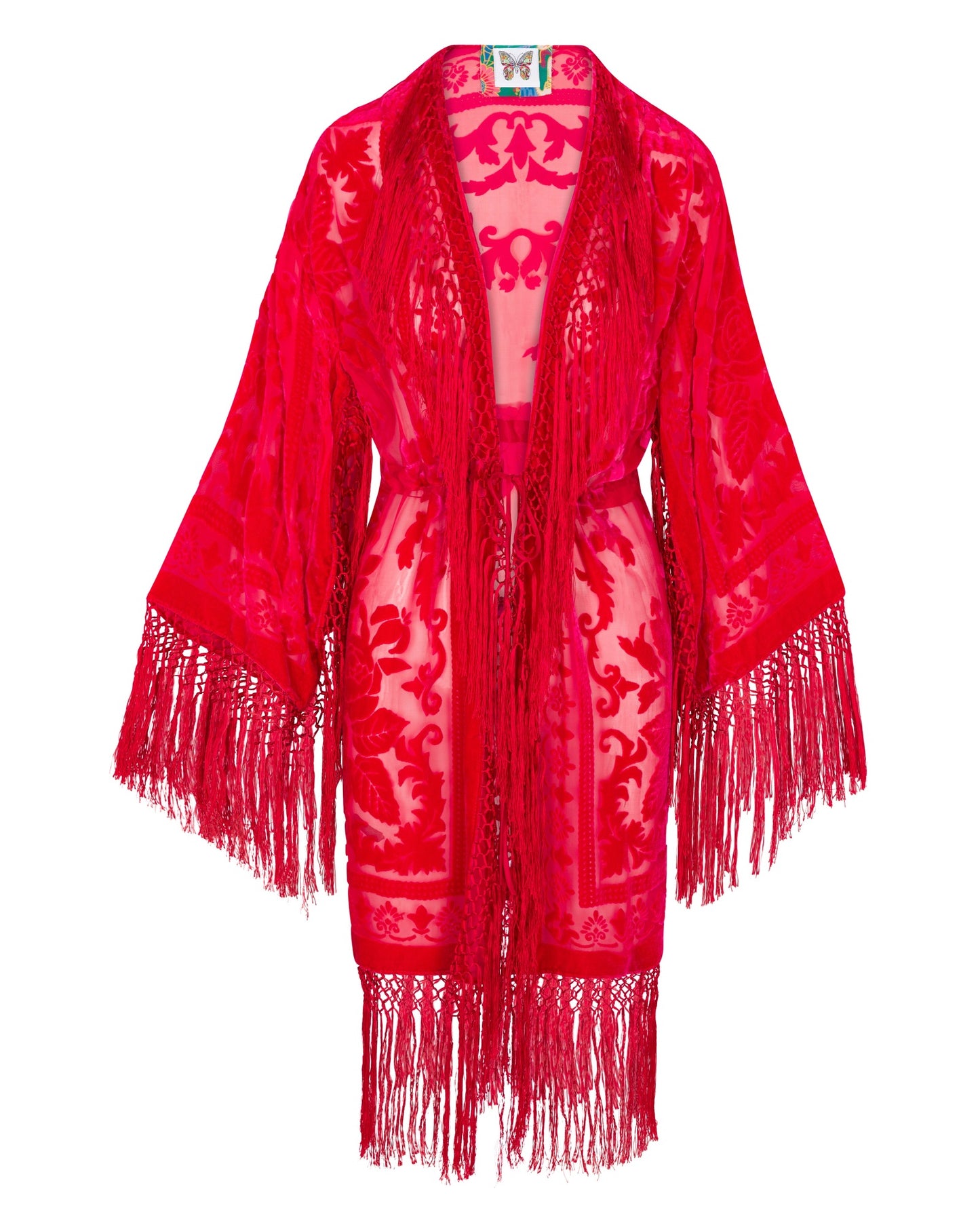 Nouveau Goddess Kimono - Red