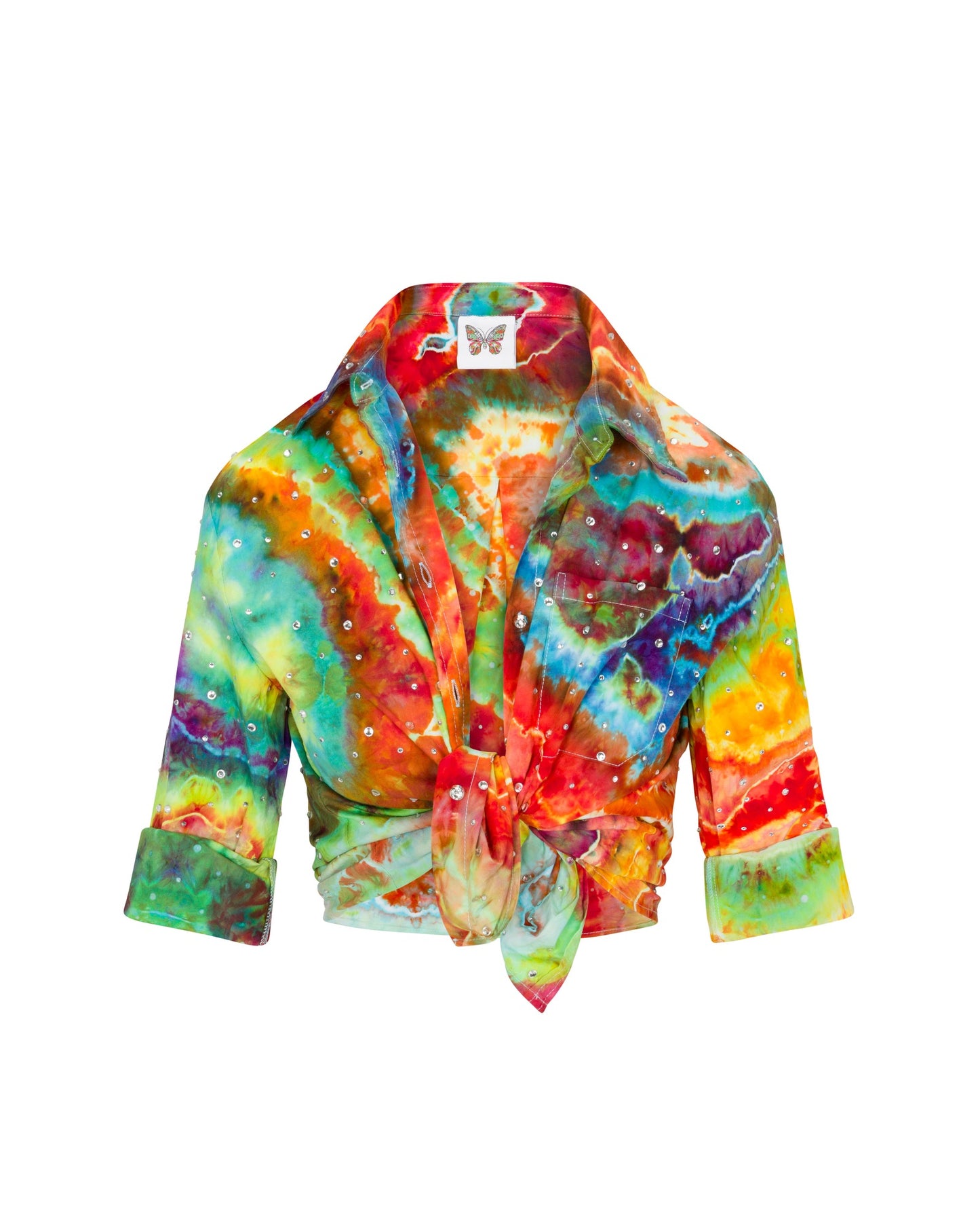 Tie Dye Gidget Sparkle Blouse