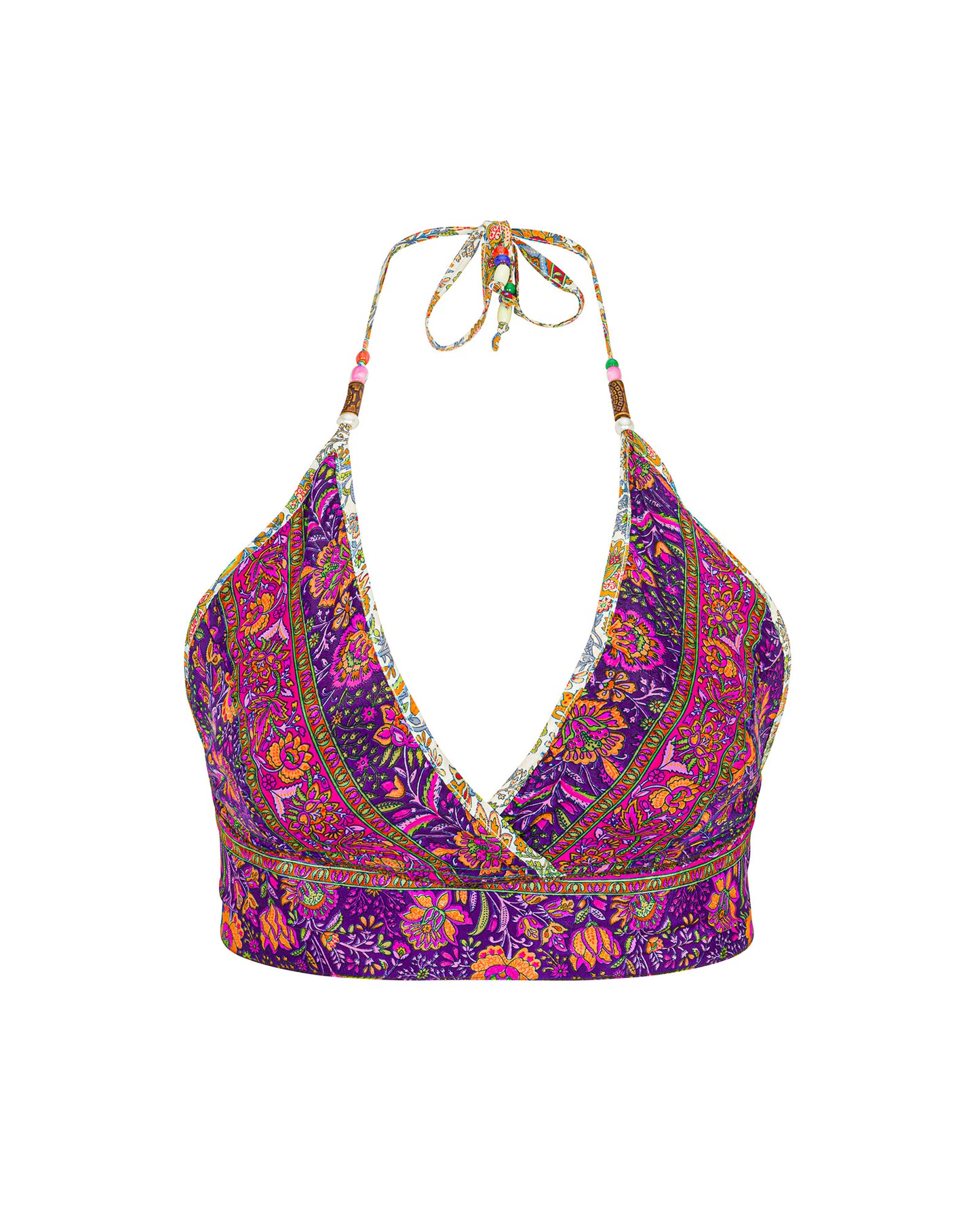 Flower Child Halter Crop Top