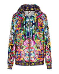 Kaleidoscope Dreams Zip Up Hoodie - Tripping Daisies