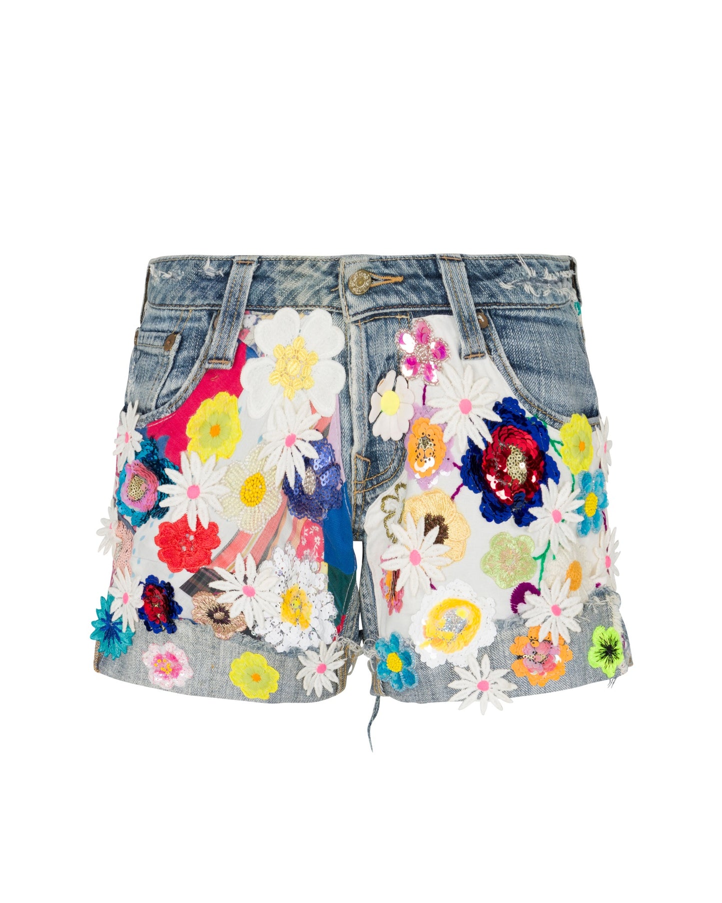 Cali Girl Denim Shorts - Flirty Flutter