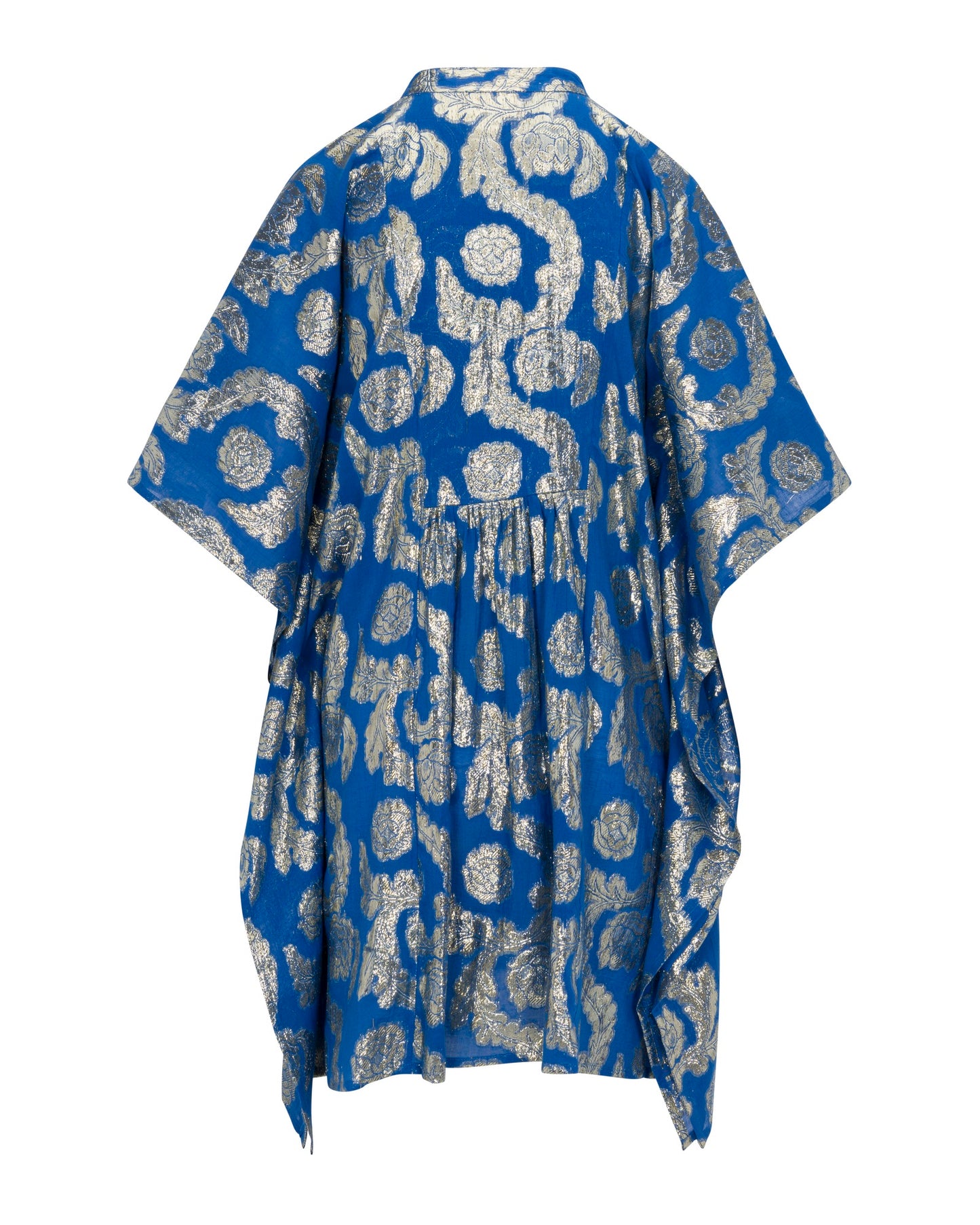 Palm Springs Caftan Tunic Dress - Ocean Blue