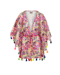 Technicolor Dream Neon Lace Kimono