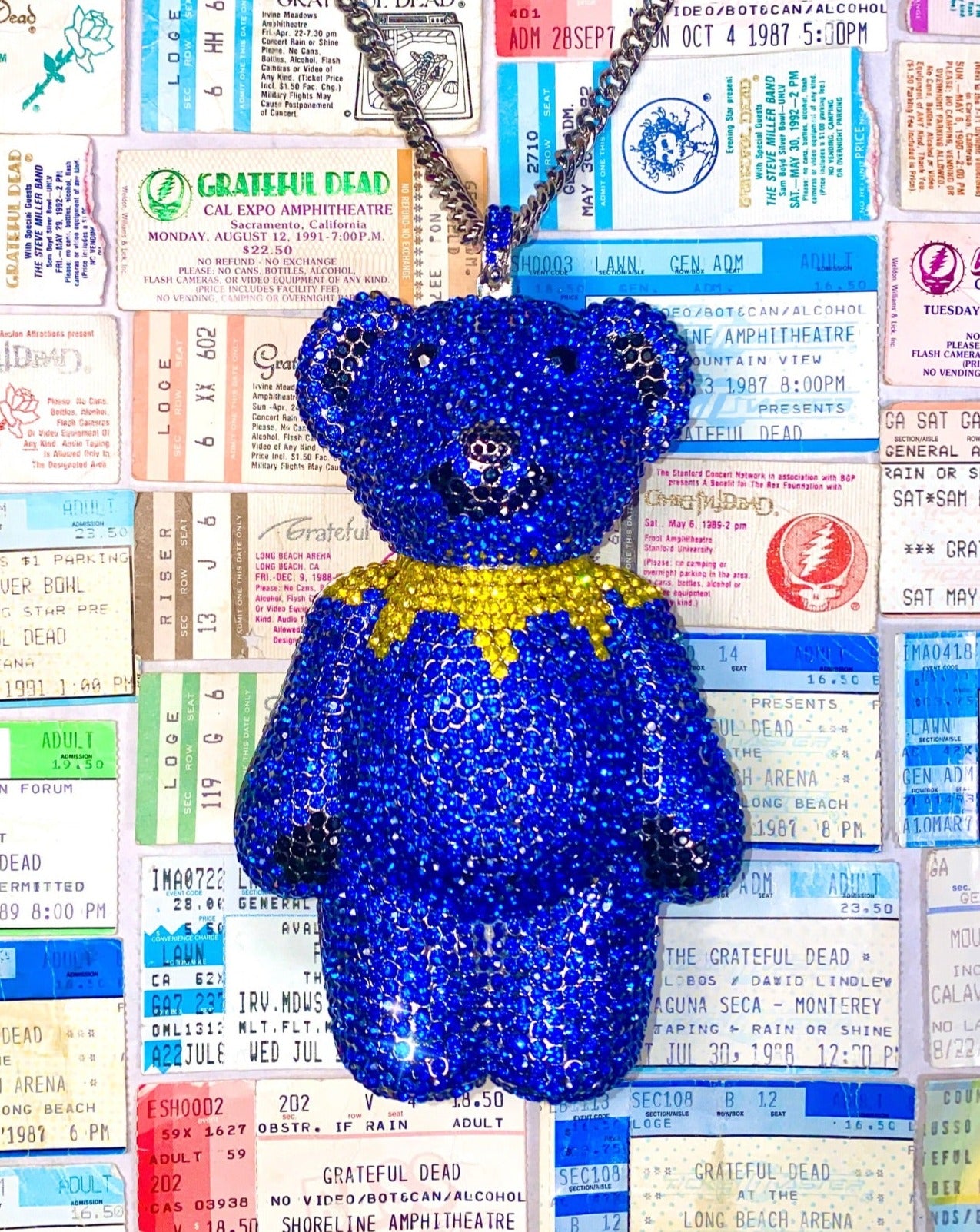 Grateful Dead Fabulous Dancing Bear Clutch