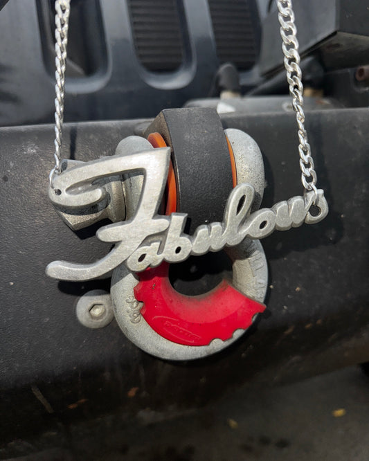 Revved Up Fab Plate Necklace - Fabulous