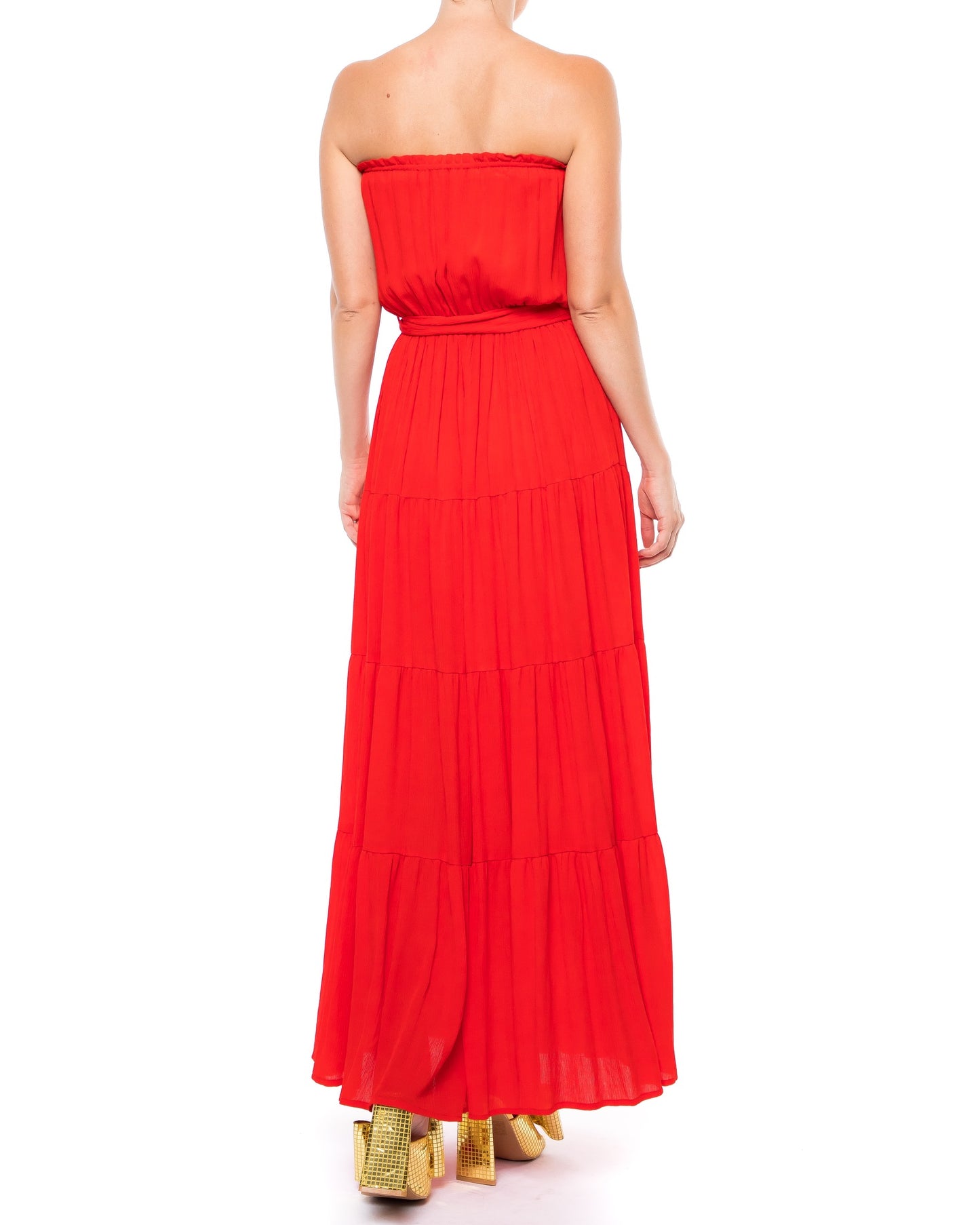 Makena Maxi Dress - Cherry