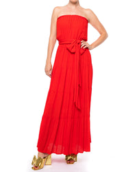 Makena Maxi Dress - Cherry