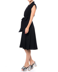 Honeysuckle Midi Dress - Black