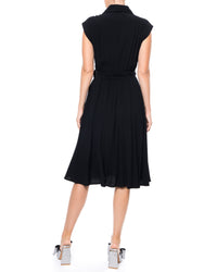 Honeysuckle Midi Dress - Black