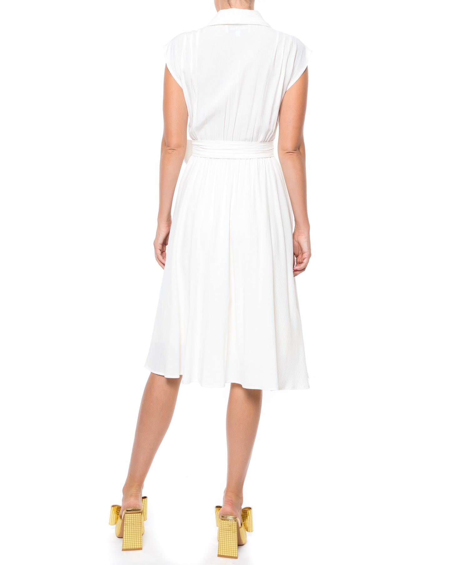 Honeysuckle Midi Dress - Ivory