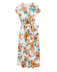 Jasmine Midi Dress - Begonia Ivory