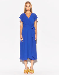 Jasmine Midi Dress - Royal