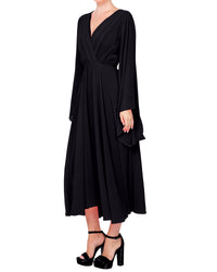 Sunset Midi Dress - Black