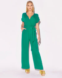 Wonderland Jumpsuit - Emerald