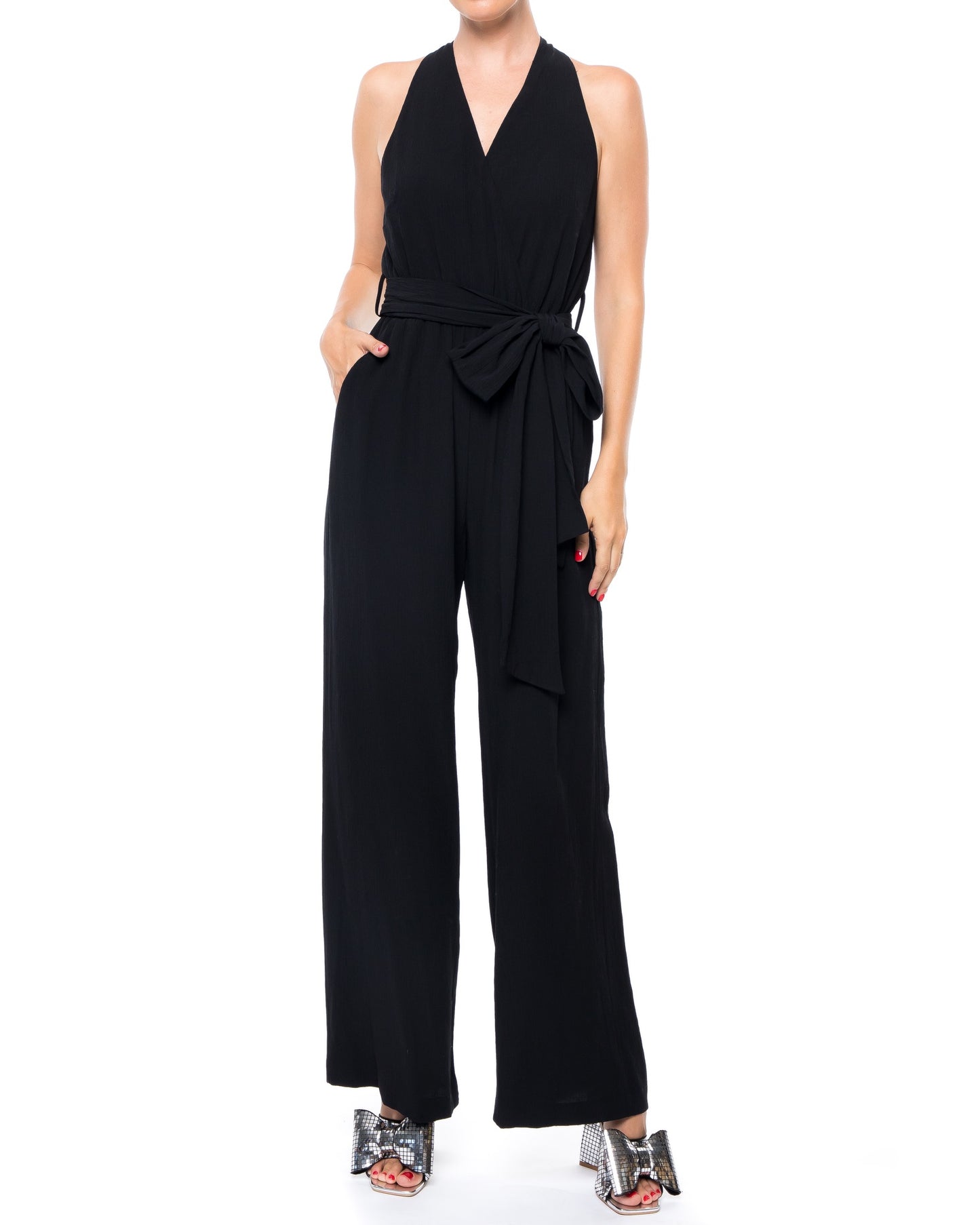 Disco Jumpsuit - Black