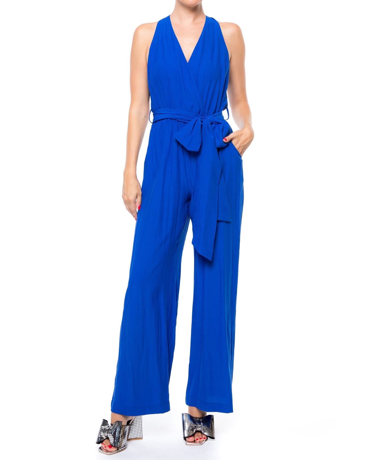 Disco Jumpsuit - Royal