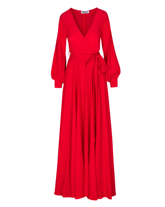 Venus Maxi Dress - Cherry