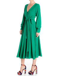 Venus Midi Dress - Emerald