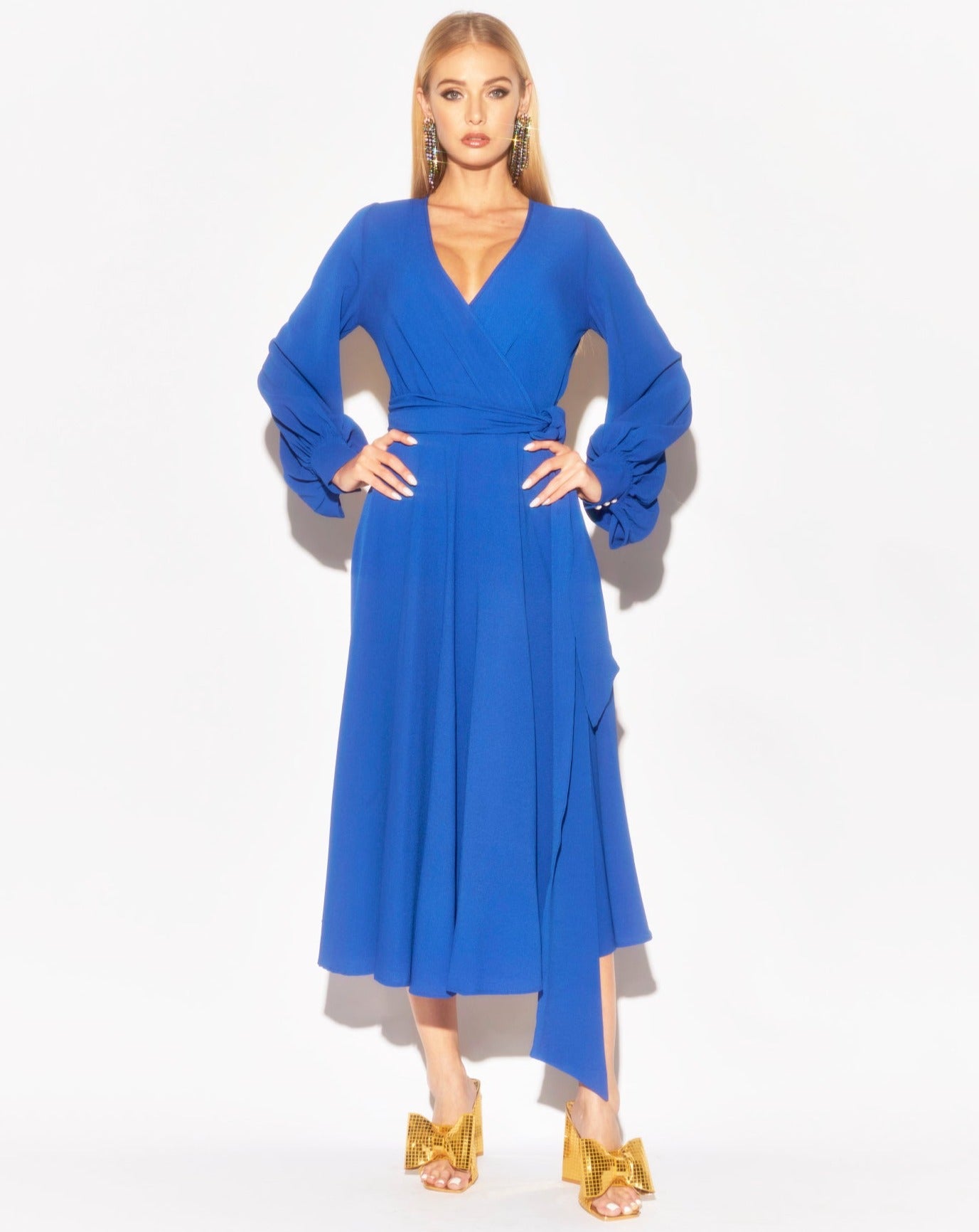 LilyPad Midi Dress - Royal