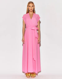 Jasmine Maxi Dress - Bubblegum Pink