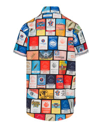 Backstage Pass Print Short Sleeve Shirt