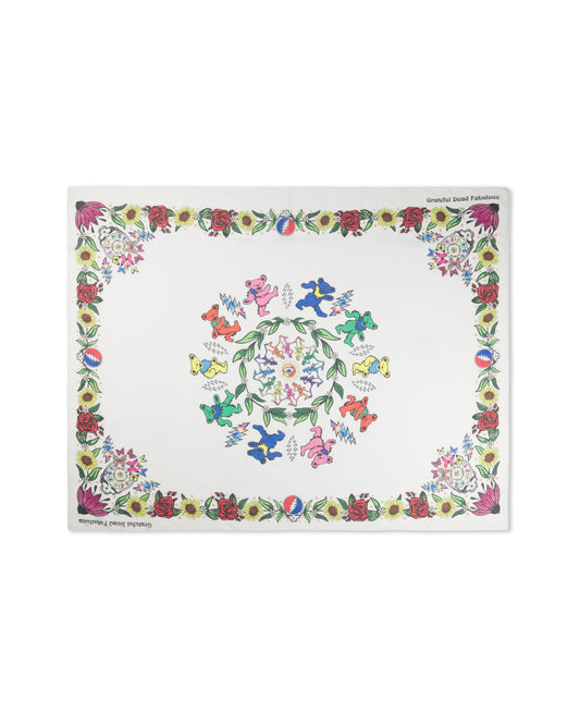 Grateful Dead Floral Large Cotton/Silk Scarf