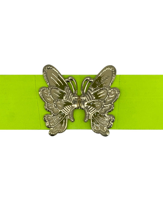 Butterfly Belt - Neon Yellow