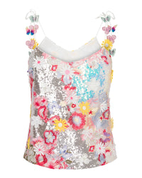 The Madame Butterfly Reversible Sequin Camisole