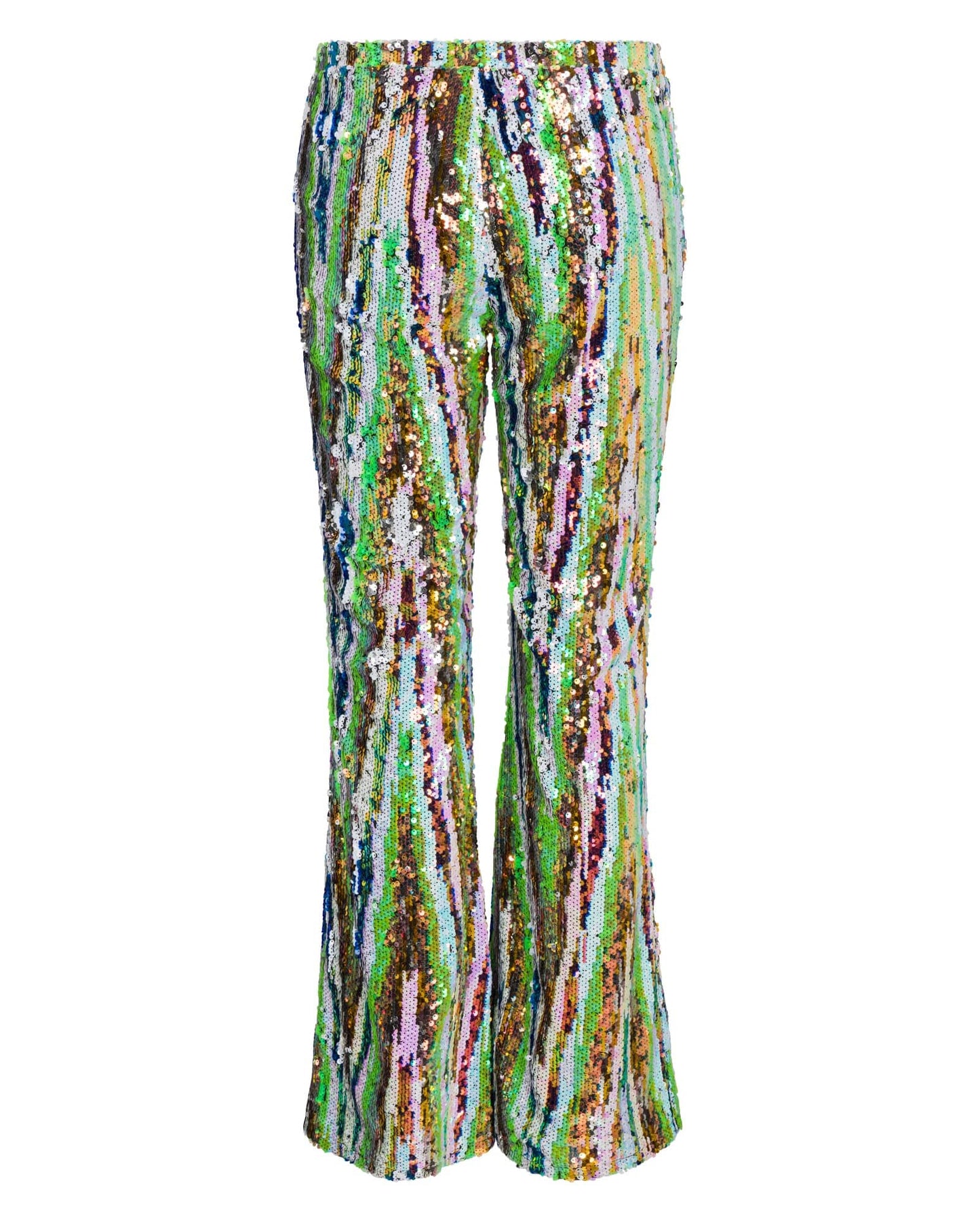 Martini Sequin Pants - Lime Glitter