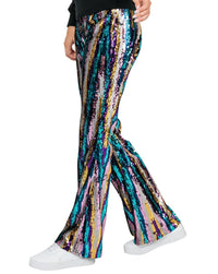 Martini Sequin Pants - Rainbow Glitter