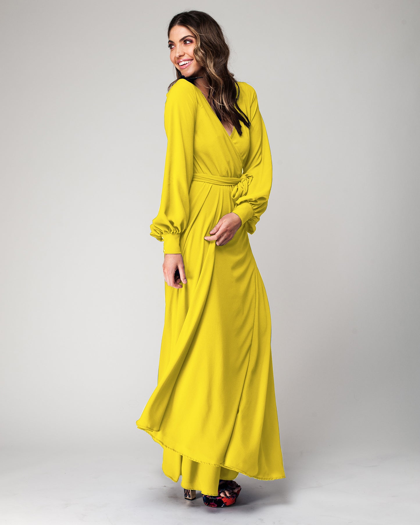 LilyPad Maxi Dress - Canary