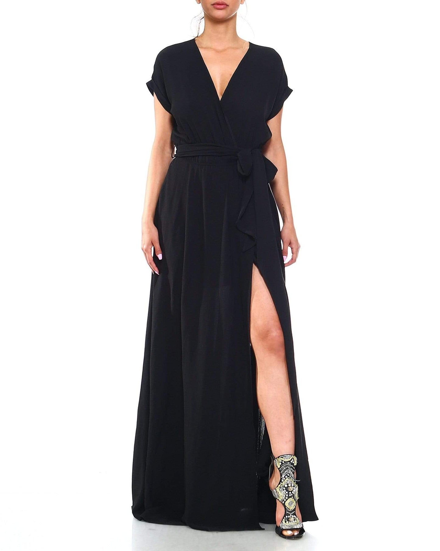 Jasmine Maxi Dress - Black - Meghan Fabulous