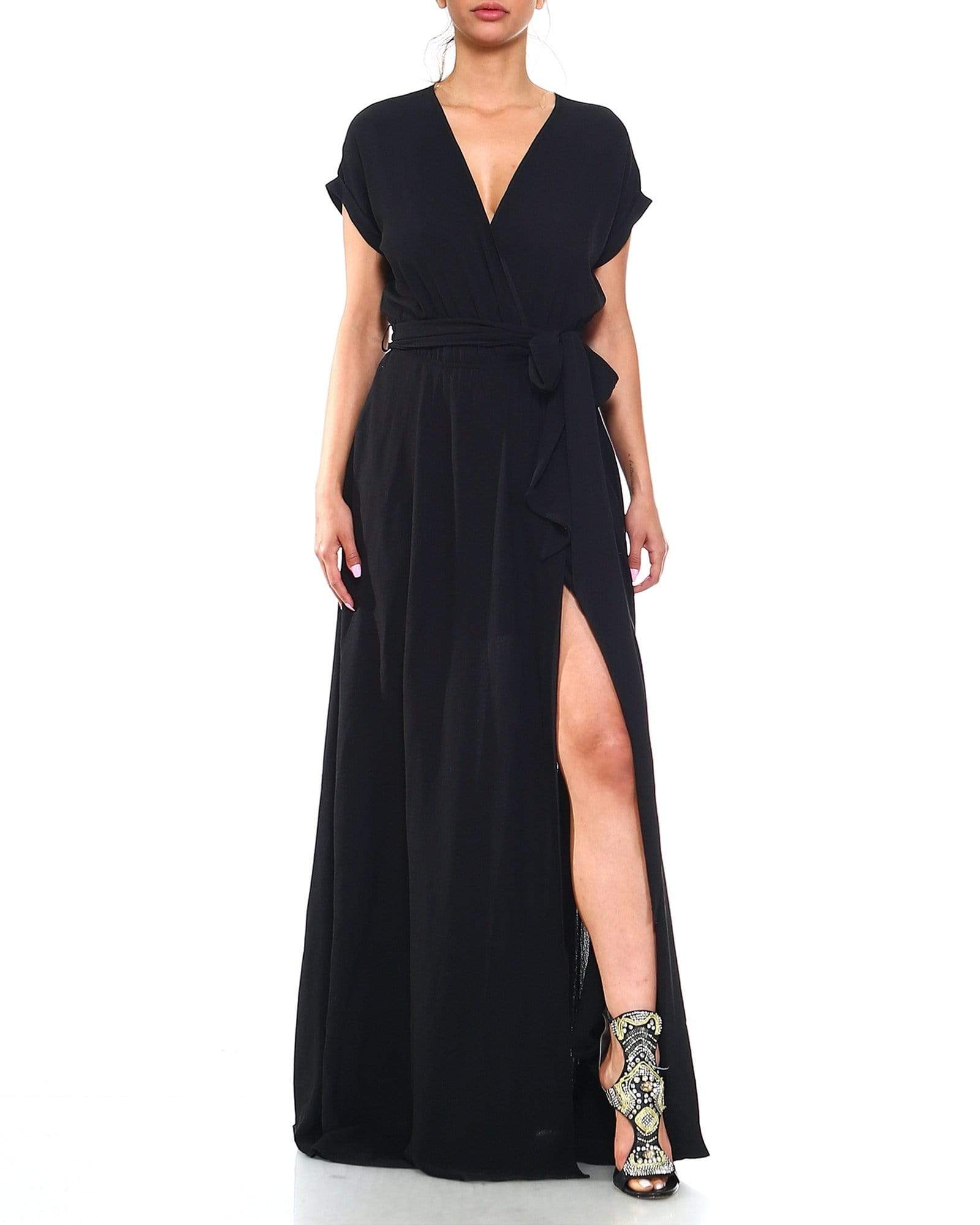 Jasmine Maxi Dress - Black - Meghan Fabulous