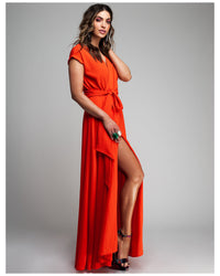 Jasmine Maxi Dress - Flame