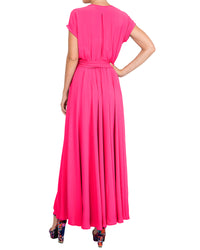 Jasmine Maxi Dress - Neon Pink