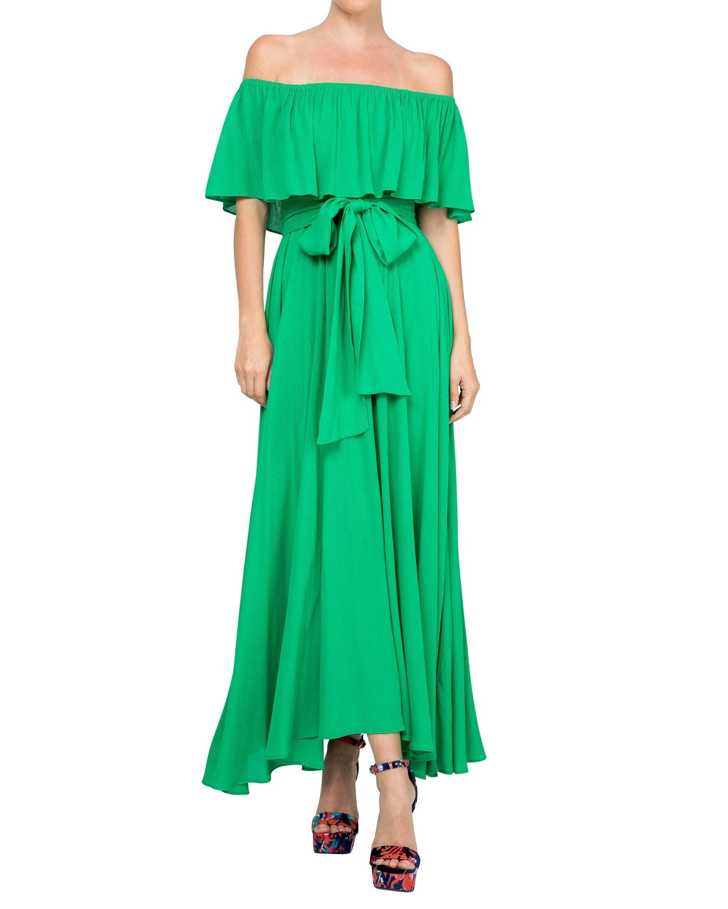 Morning Glory Maxi Dress - Emerald