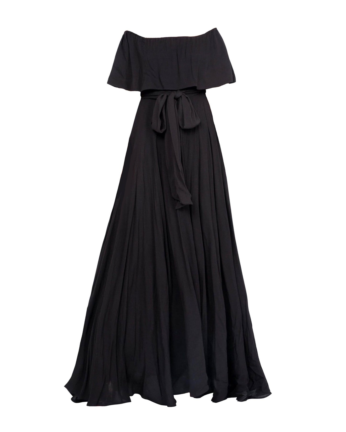 Morning Glory Maxi Dress - Black