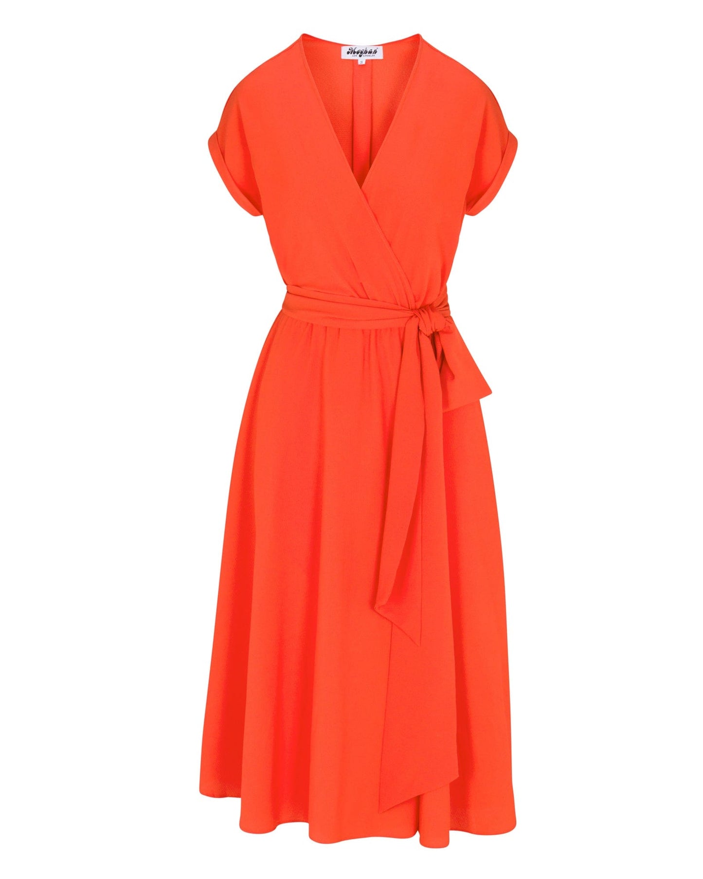 Jasmine Midi Dress - Flame