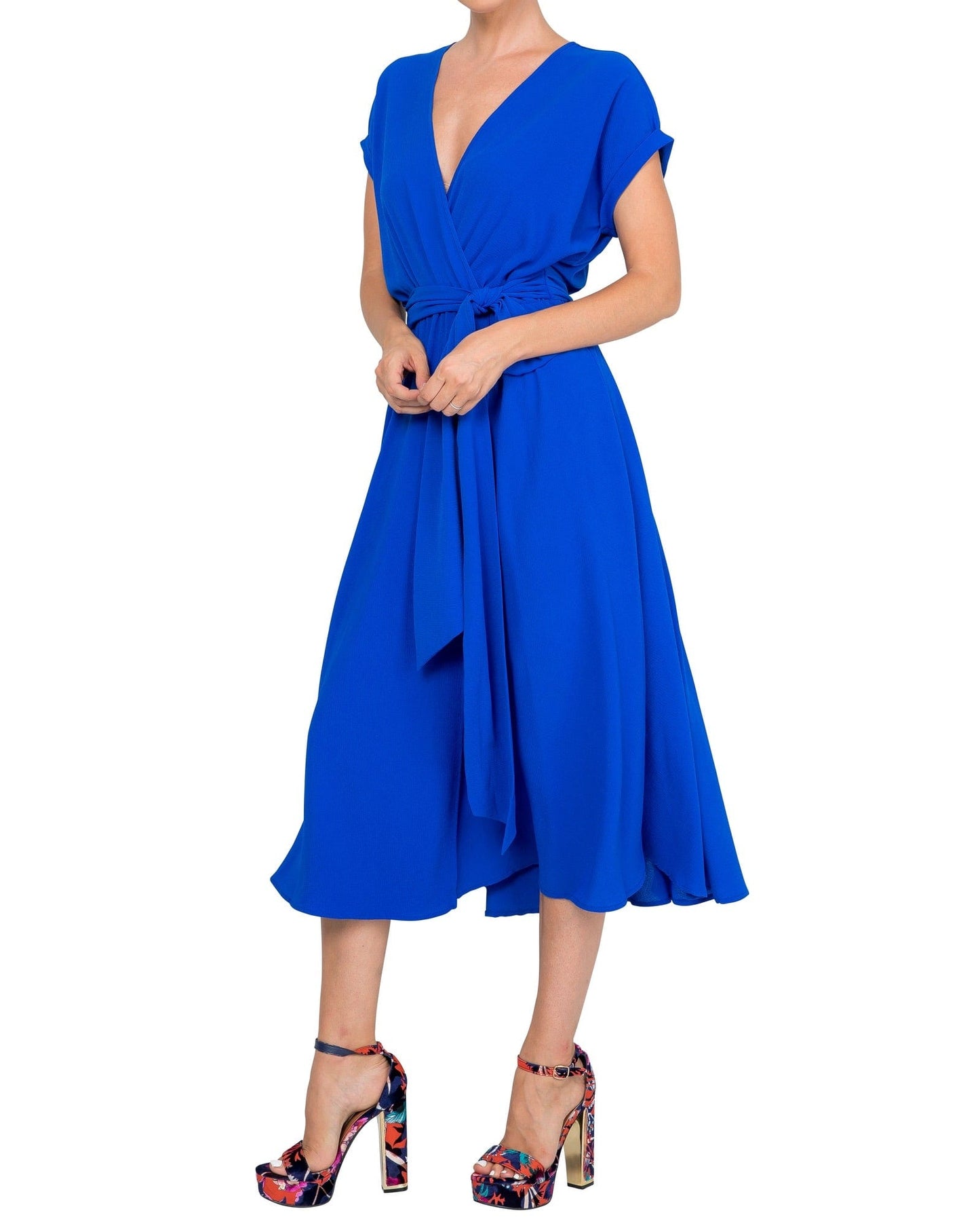 Jasmine Midi Dress - Royal