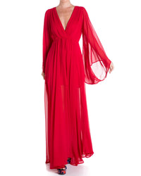 Sunset Maxi Dress - Cherry